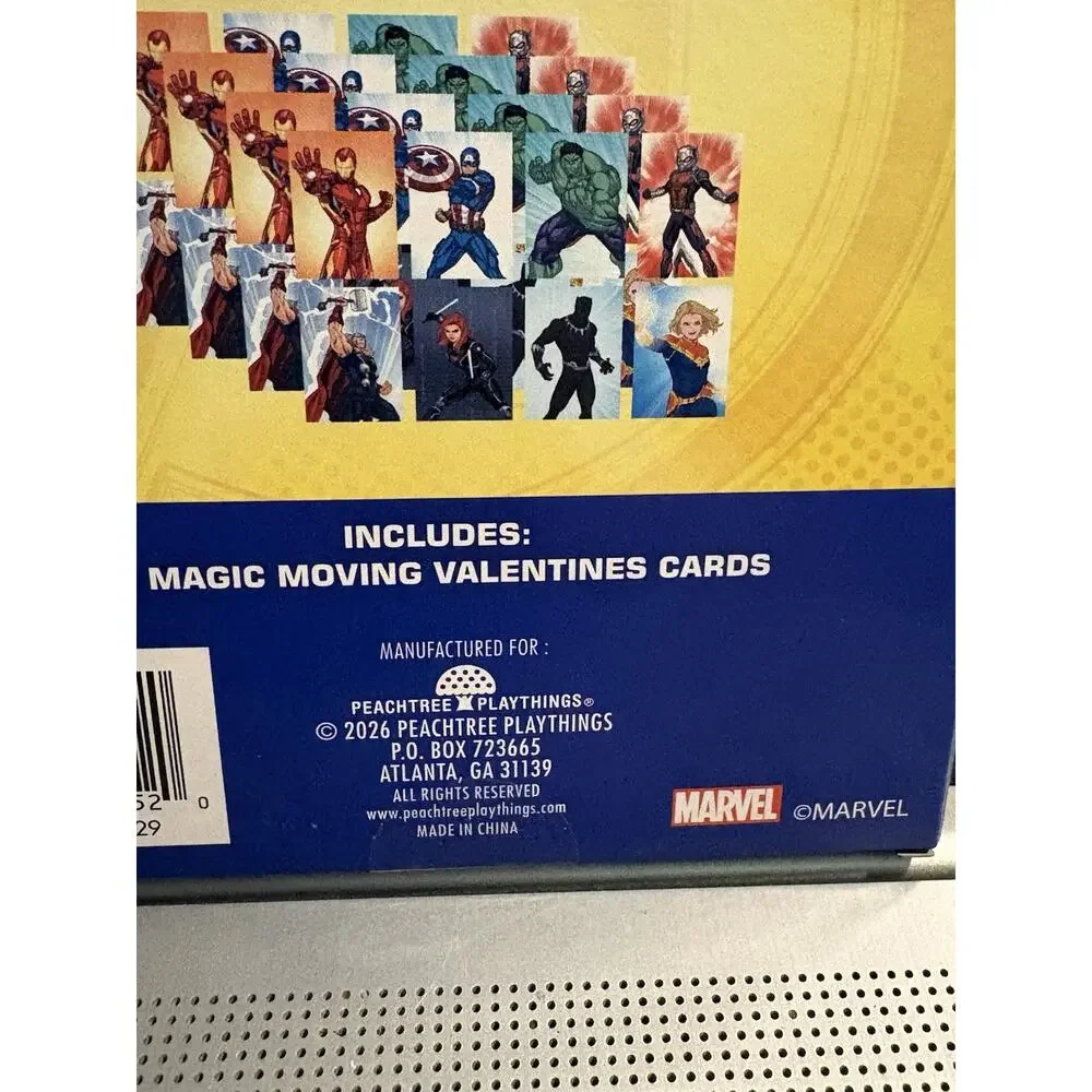 Marvel Avengers 32 Magic Moving Valentines NEW Home School Teacher 3 Boxes